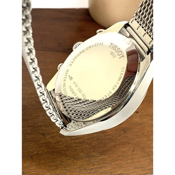 Tissot Men's Watch PR100 Swiss Quartz 41mm Chronograph Blue Dial T1014171104100 - Picture 7 of 15